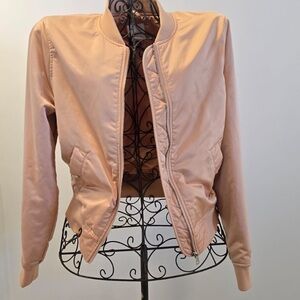 H&M Light Pink Bomber Jacket